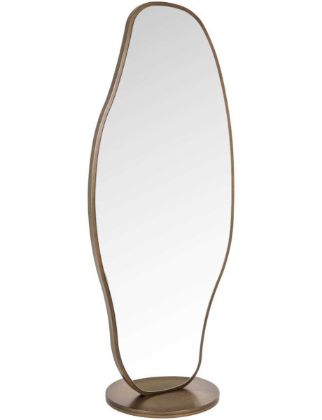 Miroir sur pied plein pied doré 192 cm Jalyce