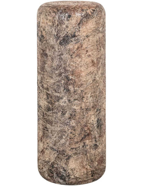 Sellette haute décorative en fer beige 80 cm Mayah