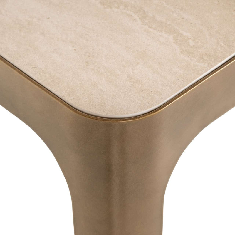Sellette haute dorée 100 cm Claridge