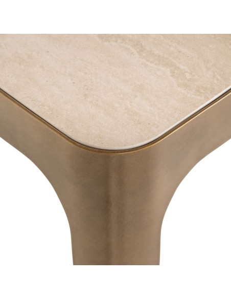 Sellette haute dorée 100 cm Claridge
