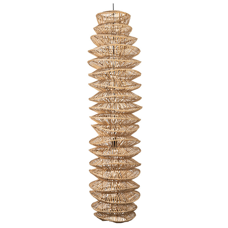 Grande suspension en rotin naturel...