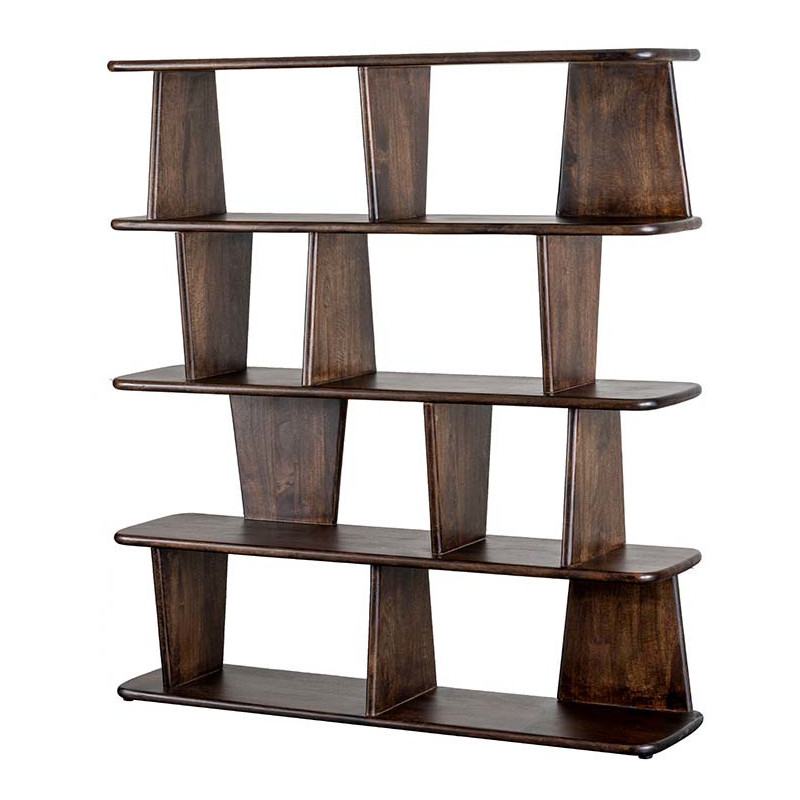 Bibliothèque ouverte en bois de...