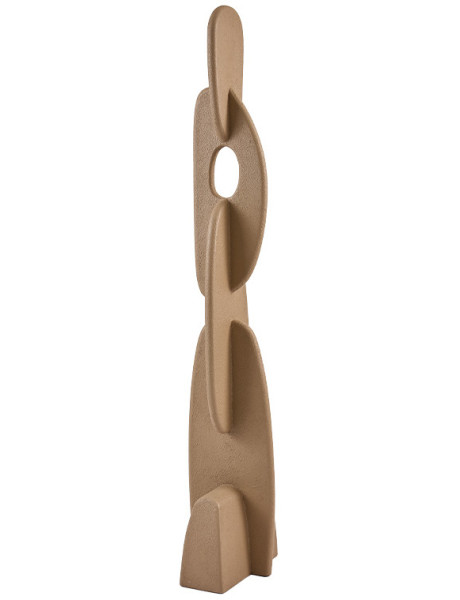 Sculpture décorative terracotta en MDF 28x40x173 cm Elanora