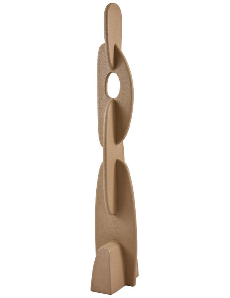 Sculpture décorative terracotta en MDF 28x40x173 cm Elanora