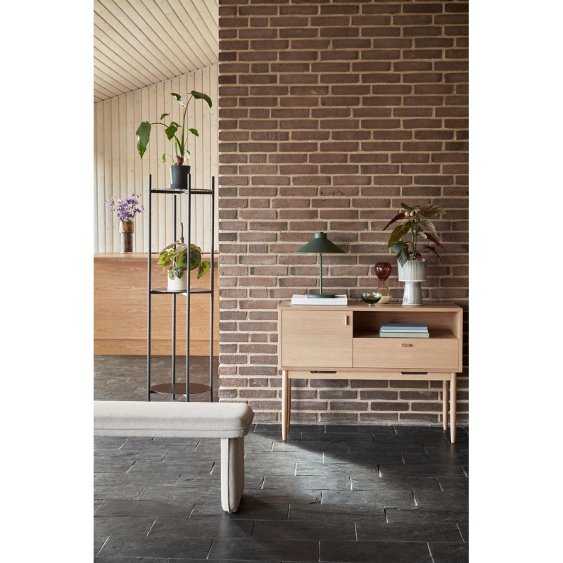 Commode chêne naturel FSC 1 porte 1...