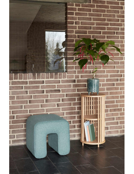 Sellette porte-plante chêne naturel Ø35x70 cm Folk