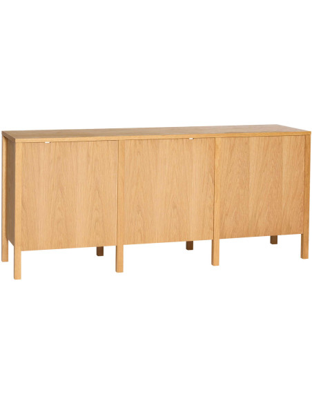 Buffet chêne naturel 6 tiroirs 150 cm Forma