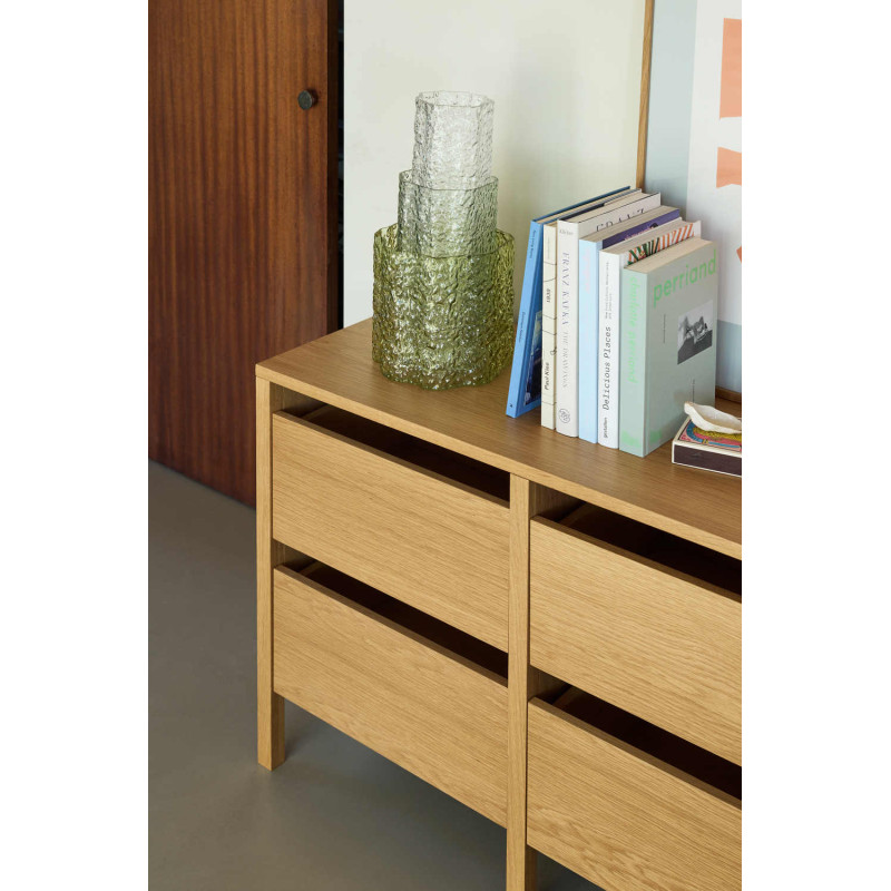 Buffet chêne naturel 6 tiroirs 150 cm...