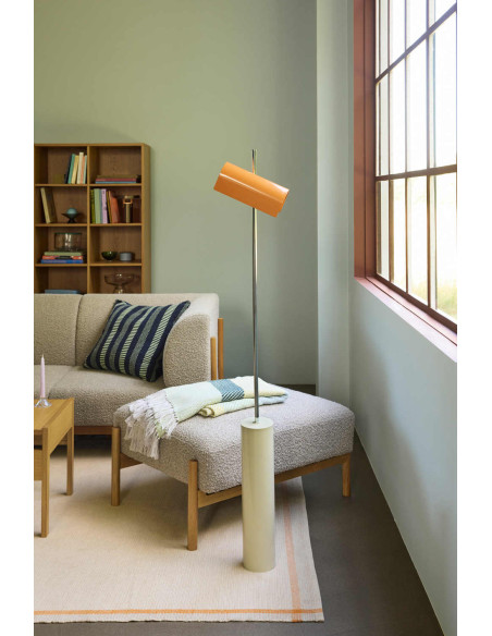 Bibliothèque chêne naturel 12 niches 180 cm Disco