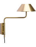 Applique murale laiton brossé LED intégrée Cover