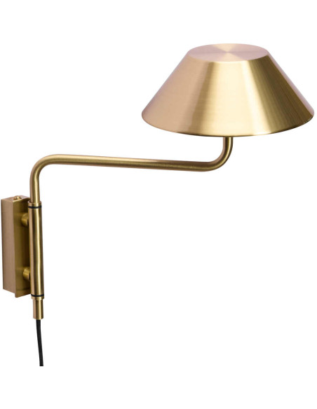 Applique murale laiton brossé LED intégrée Cover