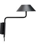 Applique murale noire LED dimmable Cover