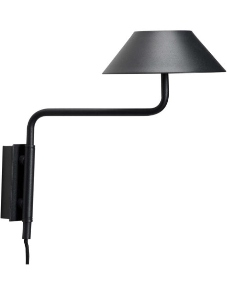 Applique murale noire LED dimmable Cover