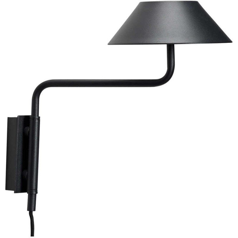 Applique murale noire LED dimmable Cover
