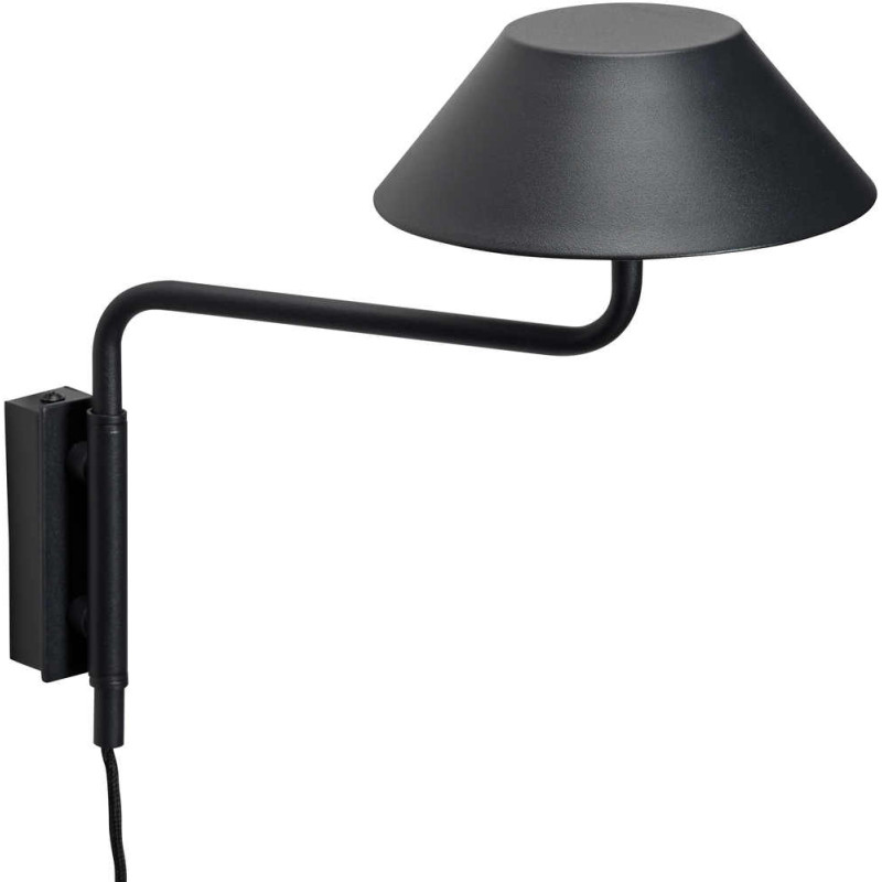 Applique murale noire LED dimmable Cover
