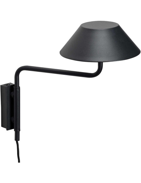 Applique murale noire LED dimmable Cover