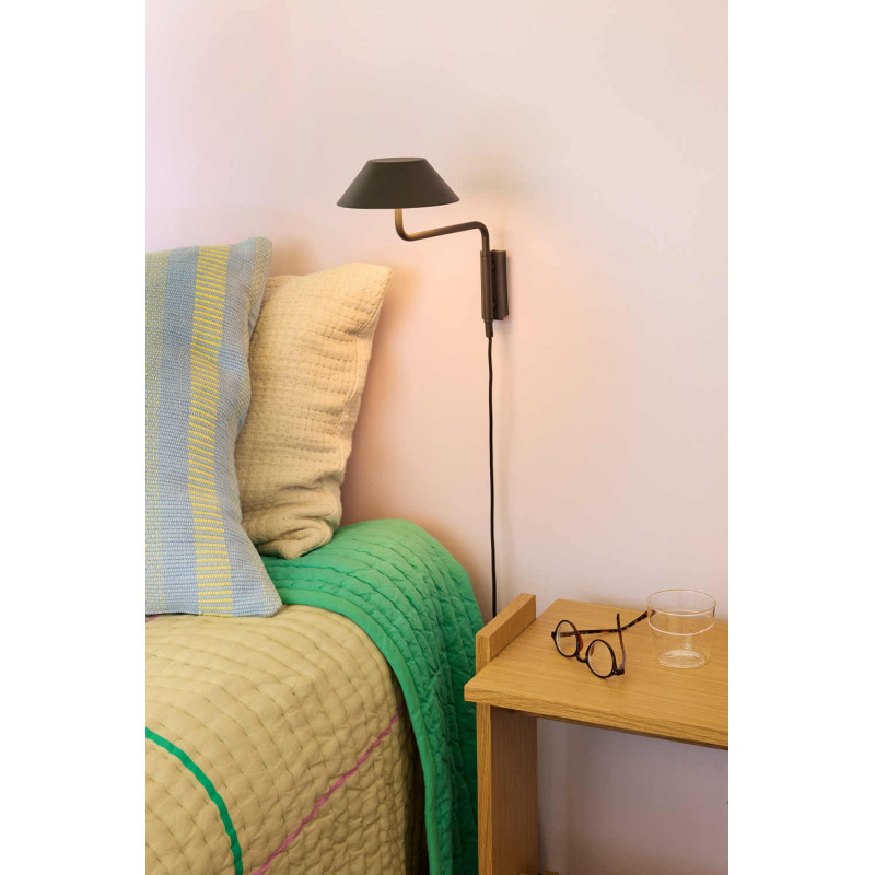 Applique murale noire LED dimmable Cover