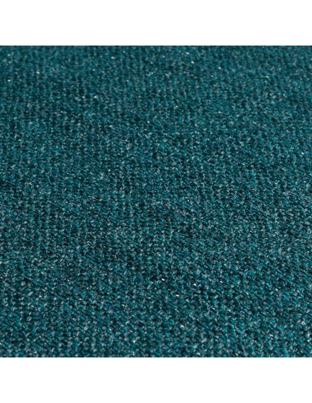 Fauteuil lounge tissu bleu pétrole 102 cm Area