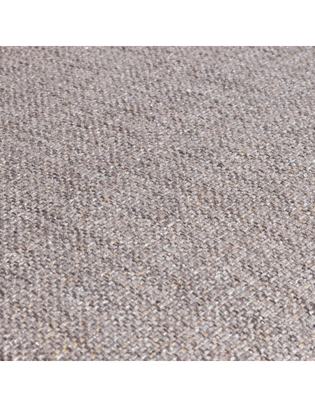 Fauteuil lounge tissu gris clair 85x82x102 cm Area