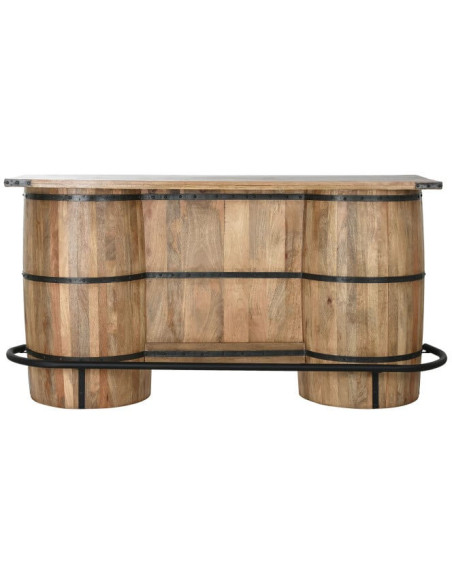 Meuble bar manguier range-bouteilles 180 cm Nerano