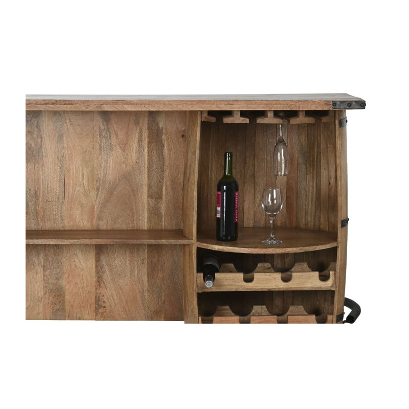 Meuble bar manguier range-bouteilles...