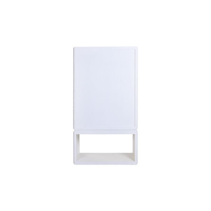 Meuble bar vitré orme blanc 98 cm...