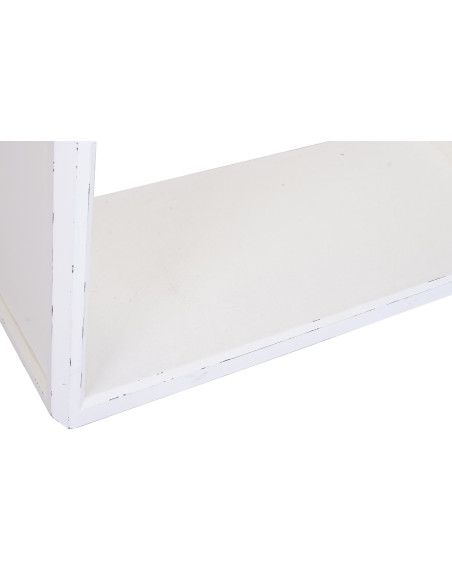Meuble bar vitré orme blanc 98 cm Solenza