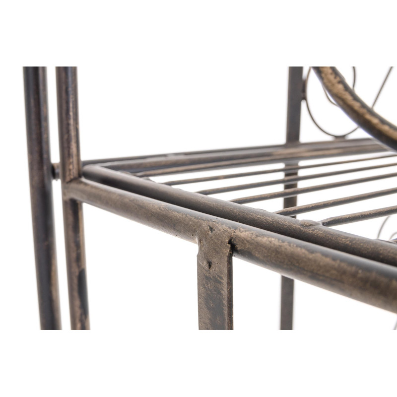 Étagère métal bronze pliable 5...