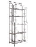 Étagère métal bronze pliable 5 niveaux Valoria