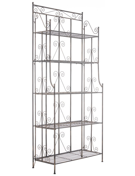 Étagère métal bronze pliable 5 niveaux Valoria