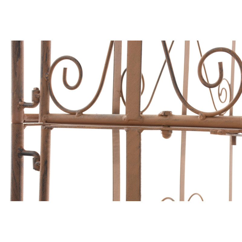 Étagère métal brun antique pliable 5...