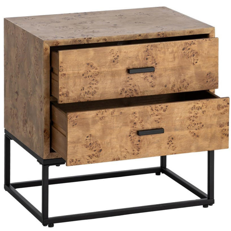 Table de chevet MDF effet bois...