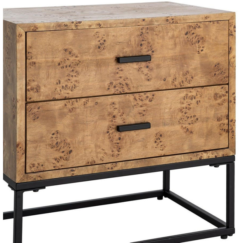 Table de chevet MDF effet bois...