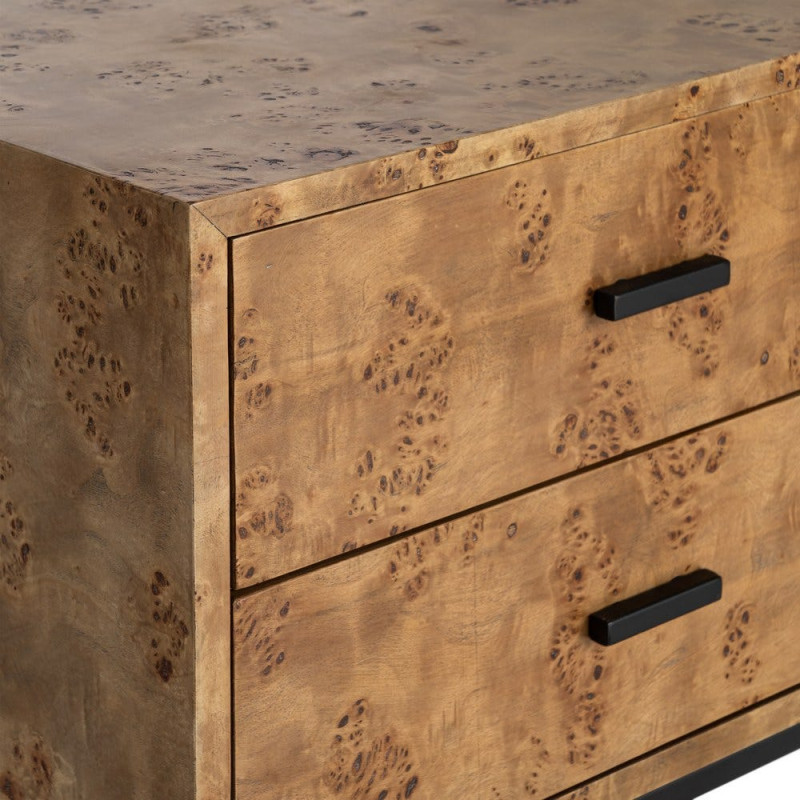 Table de chevet MDF effet bois...