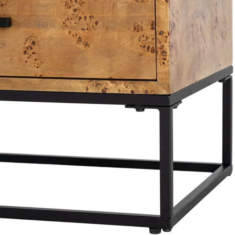 Table de chevet MDF effet bois...