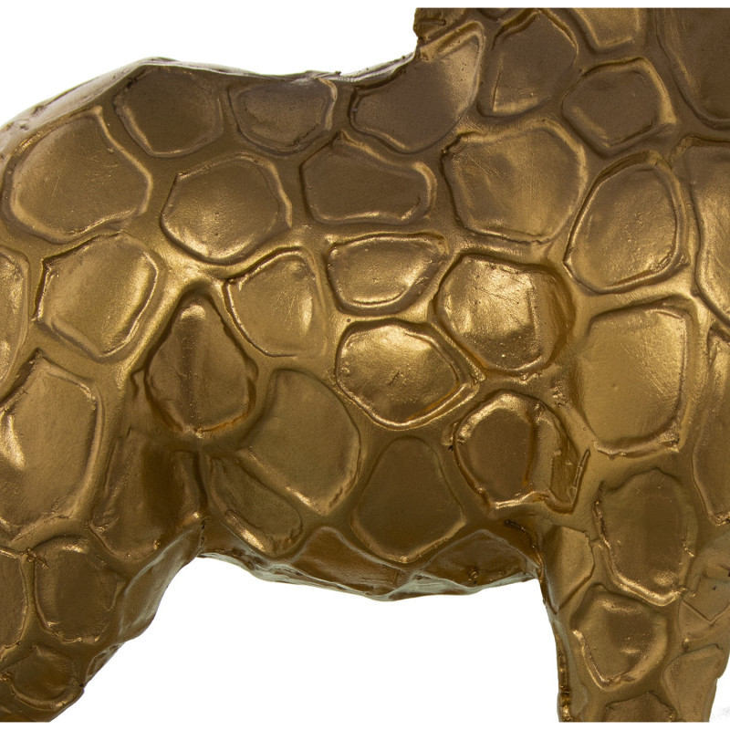 Lampe à poser girafe dorée E27 Amarvia