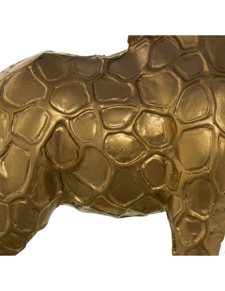 Lampe à poser girafe dorée E27 Amarvia