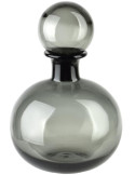 Bouteille déco verre gris fumé 18x27 cm Tallinn