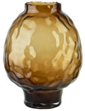 Vase en verre ambré 30 cm Arezzo