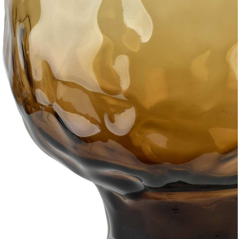 Vase en verre ambré 30 cm Arezzo  - 2