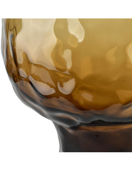 Vase en verre ambré 30 cm Arezzo  - 2