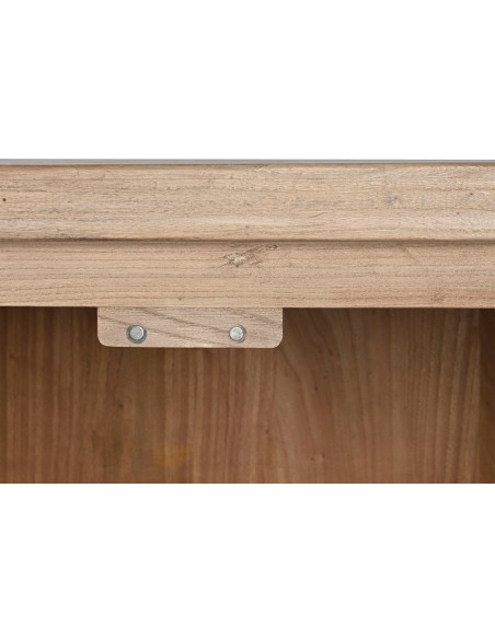 Buffet 4 portes en orme massif naturel 240 cm Nara