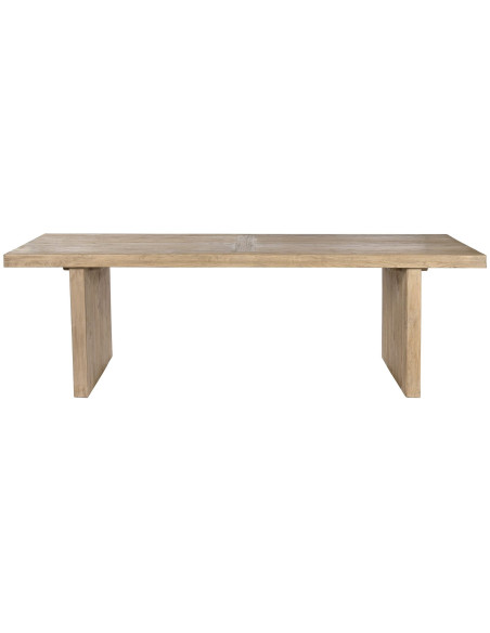 Table à manger rectangulaire orme massif 244 cm Kamakura