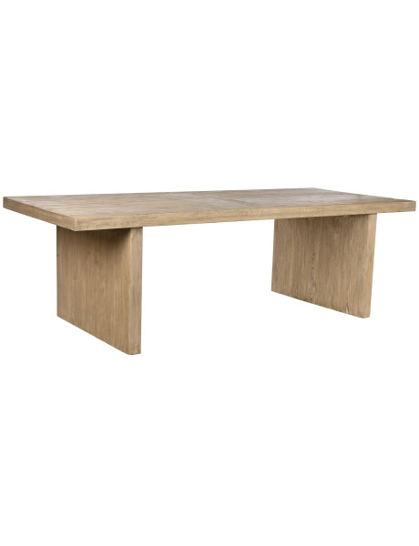 Table à manger rectangulaire orme massif 244 cm Kamakura