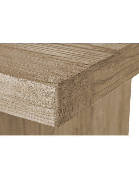 Table à manger rectangulaire orme massif 244 cm Kamakura