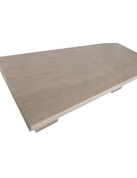 Table à manger rectangulaire orme massif 244 cm Skagen