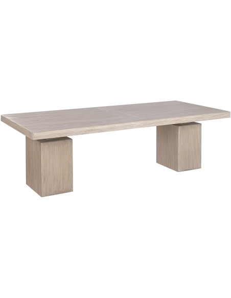 Table à manger rectangulaire orme massif 244 cm Skagen