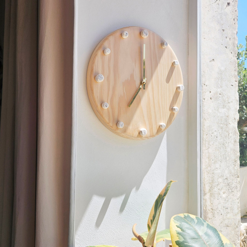 Horloge murale bois silencieuse...