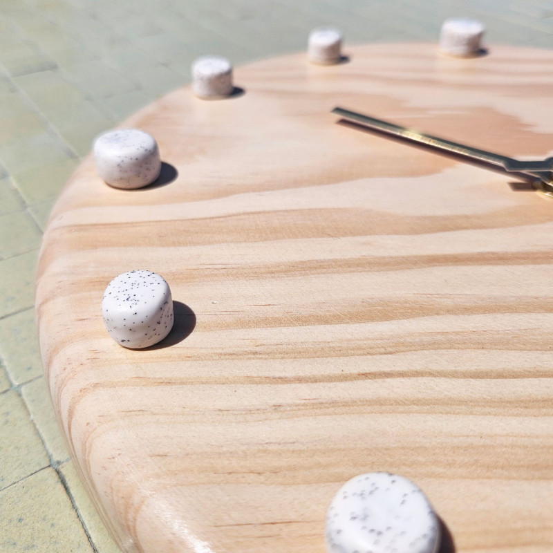 Horloge murale bois silencieuse...