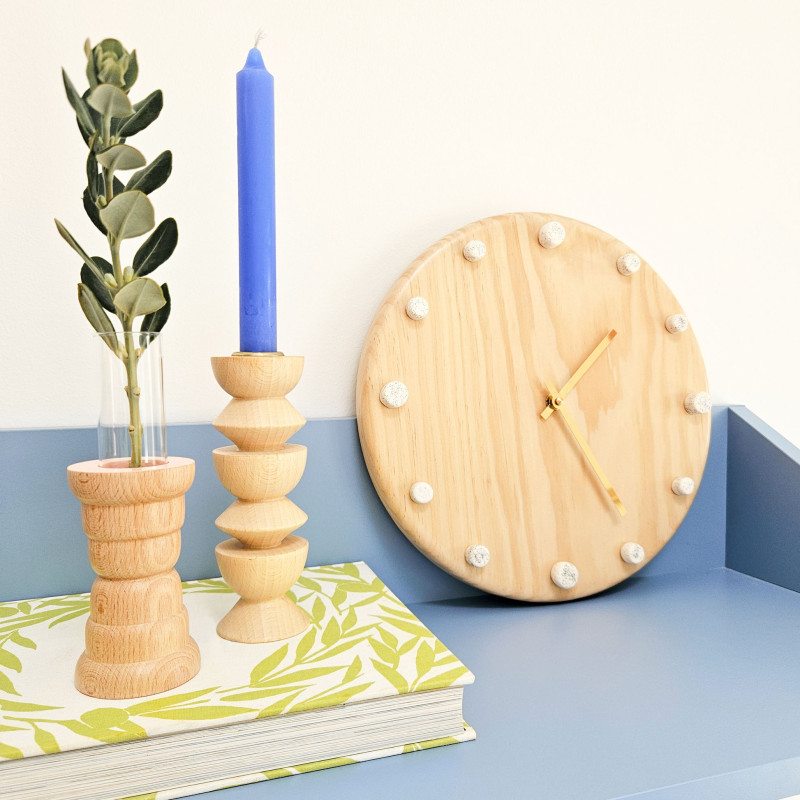 Horloge murale bois silencieuse...